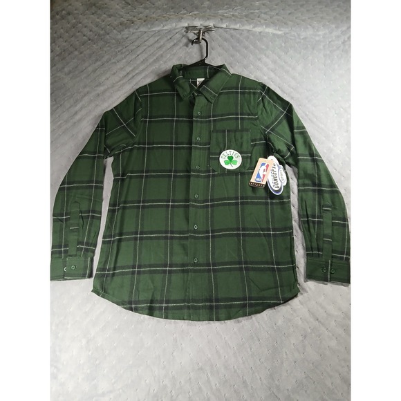 Concepts Sport Other - Concepts Sport NBA Boston Celtics Green Plaid Flannel Button Down Shirt New